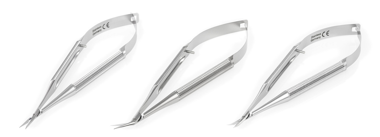 Round Handle Micro Scissors